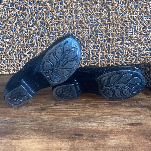 B.O.C BORN CONCEPT black Leather CLOGS MULES SHOES SIZE 7.5 women’s like new BOC - Picture 3 of 10